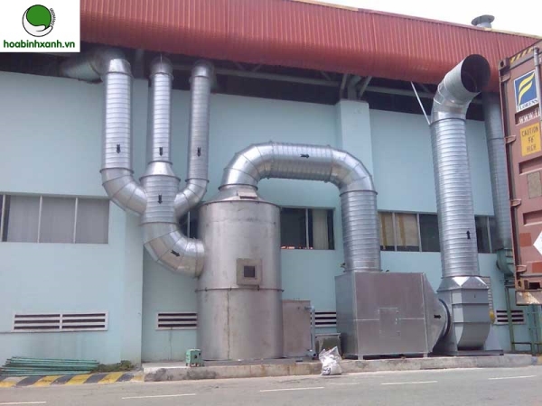 Dịch vụ xử lý khí thải, bụi công nghiệp - Môi Trường Hòa Bình Xanh - Công Ty TNHH Công Nghệ Môi Trường Hòa Bình Xanh